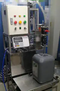 高粘度溶液用液体充填機　FMD型 ダイヤフラムポンプ　開発技研