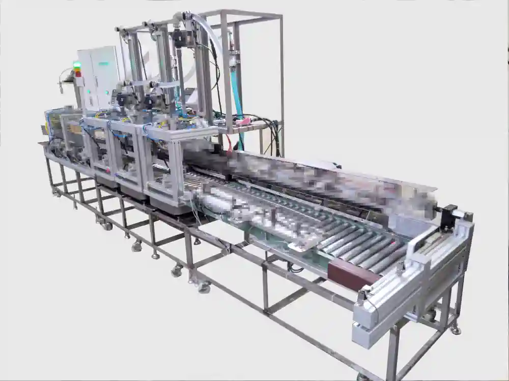 液体充填機　AS3型　排出口側